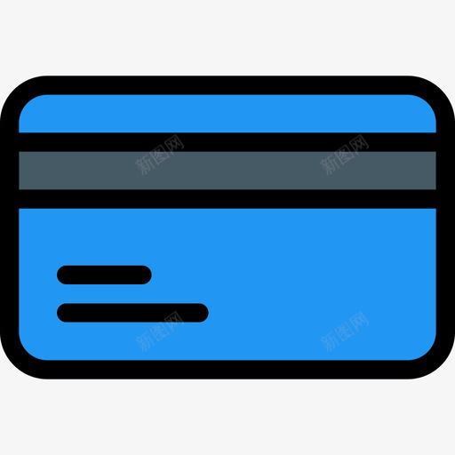 信用卡货币34线颜色图标svg_新图网 https://ixintu.com 信用卡 线颜色 货币34