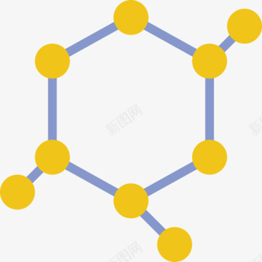 分子科学23平面图标图标