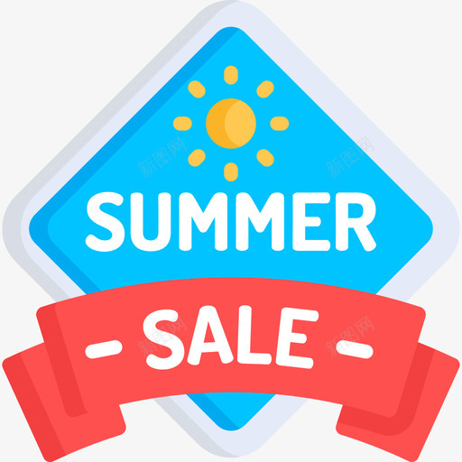 夏季销售夏季销售2持平图标svg_新图网 https://ixintu.com 夏季销售 夏季销售2 持平
