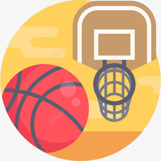 篮球运动17持平图标svg_新图网 https://ixintu.com 持平 篮球 运动17
