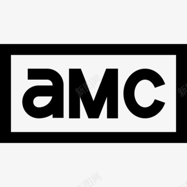 Amc电影和电视标识2线性图标图标