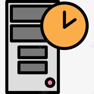 Pctech12线性颜色图标图标