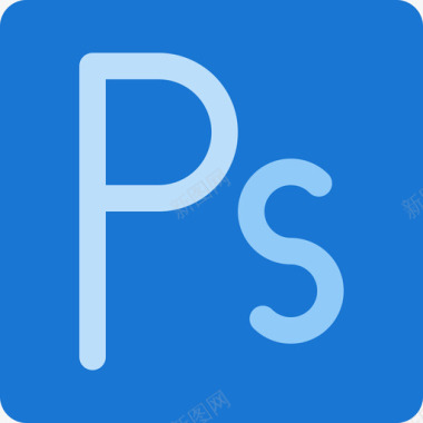 Photoshop徽标502平面图标图标