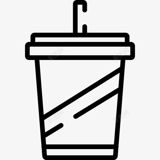 饮料38号咖啡厅直线型图标svg_新图网 https://ixintu.com 38号咖啡厅 直线型 饮料