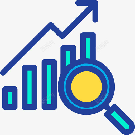 利润银行和金融15线性颜色图标svg_新图网 https://ixintu.com 利润 线性颜色 银行和金融15