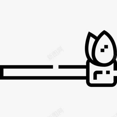 火柴烧烤25直系图标图标