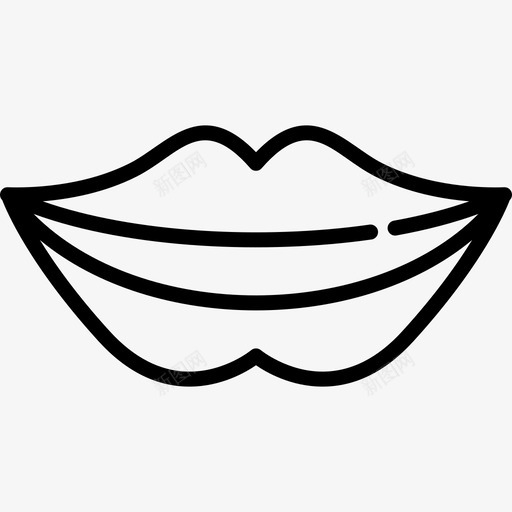 嘴唇牙齿护理8线性图标svg_新图网 https://ixintu.com 嘴唇 牙齿护理8 线性