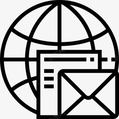 电子邮件邮政直邮图标图标