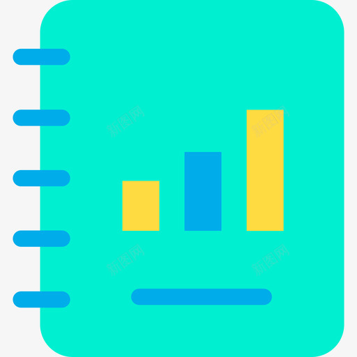 笔记本分析2扁平图标svg_新图网 https://ixintu.com 分析2 扁平 笔记本
