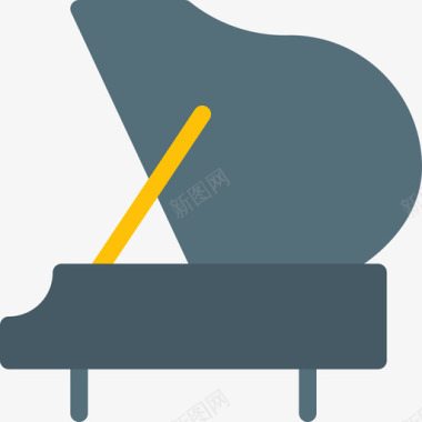 钢琴音乐45平调图标图标
