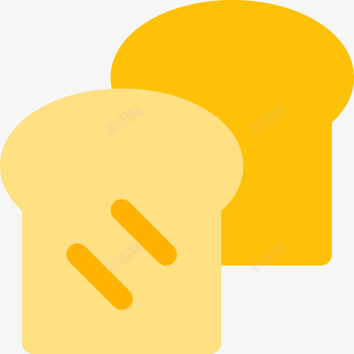面包食品60扁平图标svg_新图网 https://ixintu.com 扁平 面包 食品60