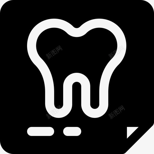 X光牙科护理12填充图标svg_新图网 https://ixintu.com X光 填充 牙科护理12