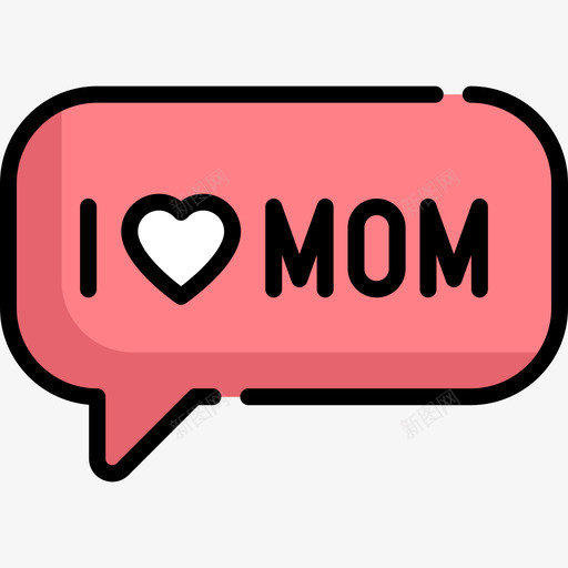 妈妈母亲节线性颜色图标svg_新图网 https://ixintu.com 妈妈 母亲节 线性颜色