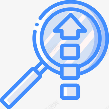 搜索网络性能4蓝色图标图标