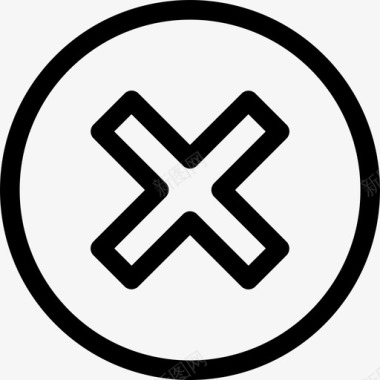 关闭银行和金融17线性图标图标