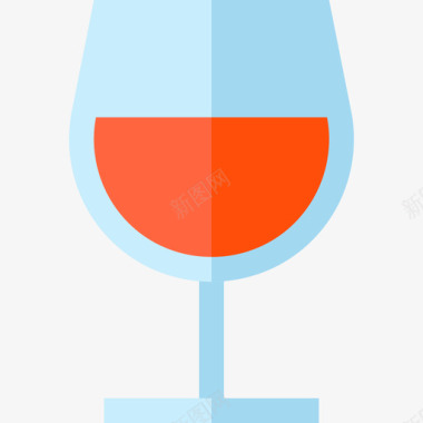 葡萄酒豪华4平淡图标图标