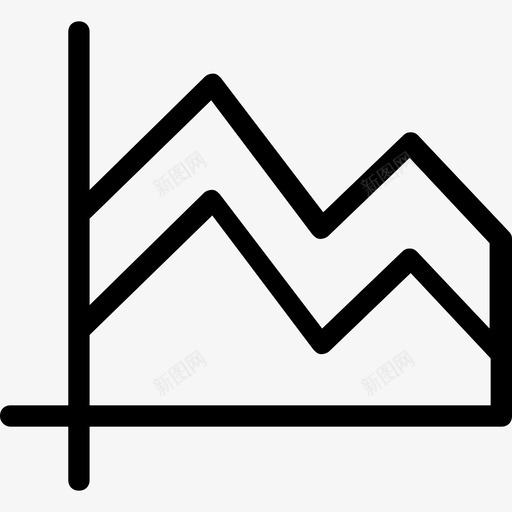 统计图表线性图标svg_新图网 https://ixintu.com 图表 线性 统计