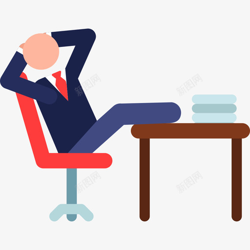 懒惰白天在办公室象形图2彩色图标svg_新图网 https://ixintu.com 彩色 懒惰 白天在办公室象形图2