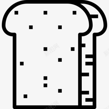 面包42号餐厅直系图标图标