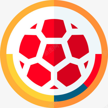 哥伦比亚足球比赛平局图标图标