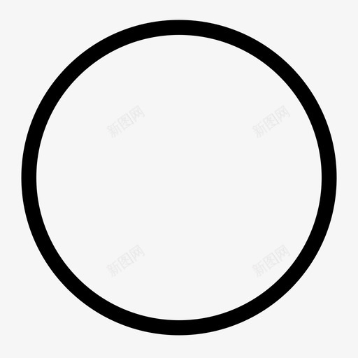 圆圈svg_新图网 https://ixintu.com 圆圈 线性 简约 扁平 单色