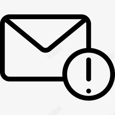 邮件电子邮件操作2线性图标图标
