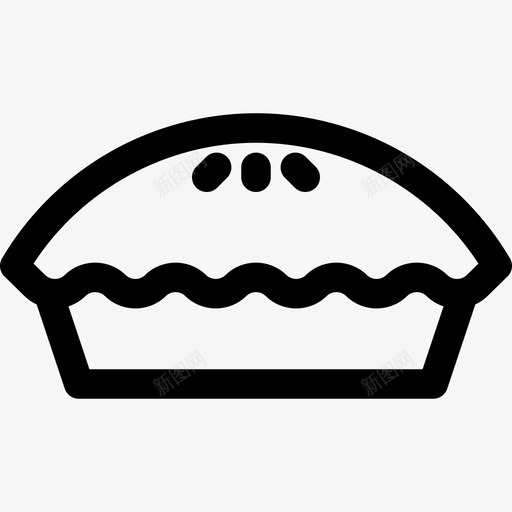 派甜点9直系图标svg_新图网 https://ixintu.com 派 甜点9 直系
