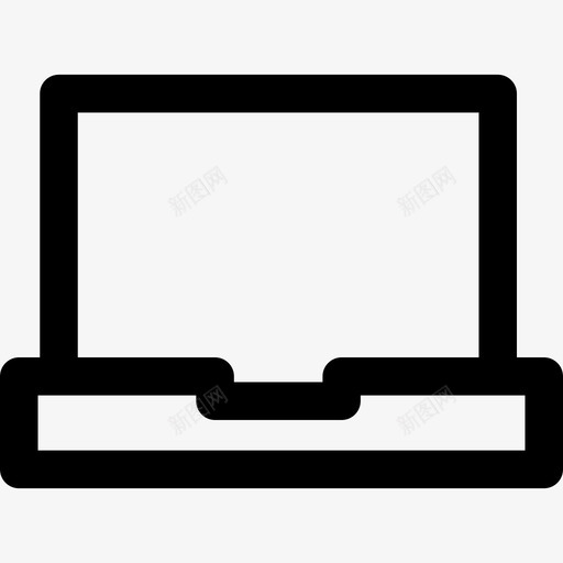 笔记本电脑开发26线性图标svg_新图网 https://ixintu.com 开发26 笔记本电脑 线性