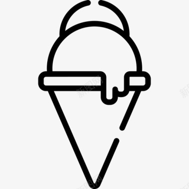 冰淇淋16号春直纹图标图标