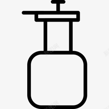 液体肥皂食品88线性图标图标