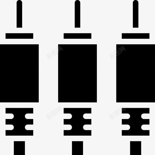 插孔电缆pc组件填充图标svg_新图网 https://ixintu.com pc组件 填充 插孔电缆