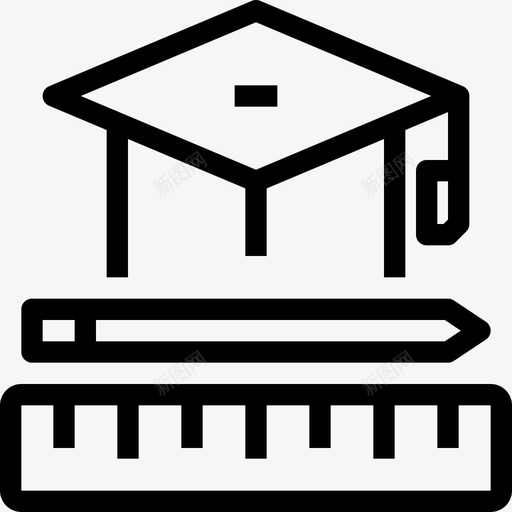 教育教育和学习4线性图标svg_新图网 https://ixintu.com 教育 教育和学习4 线性