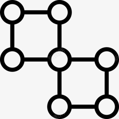 边框科学35线性图标图标