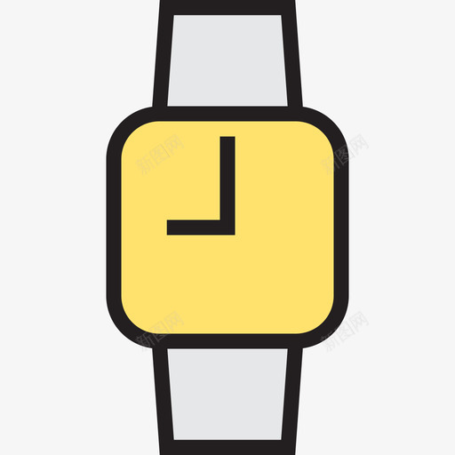 智能手表技术38线性彩色图标svg_新图网 https://ixintu.com 技术38 智能手表 线性彩色