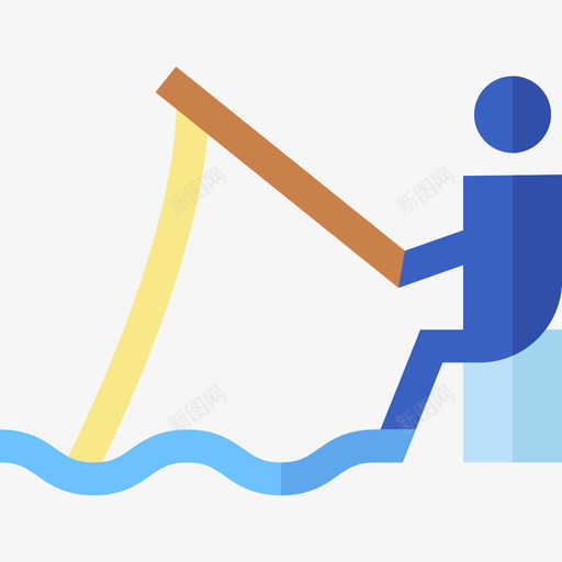 钓鱼户外活动16平坦图标svg_新图网 https://ixintu.com 平坦 户外活动16 钓鱼