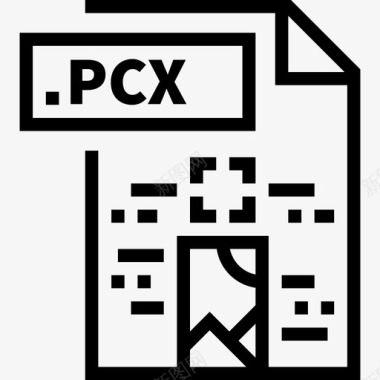 Pcx文件25线性图标图标