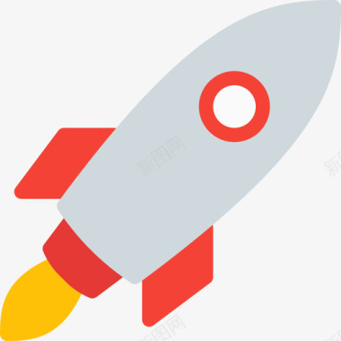 火箭工具和器具2扁平图标图标