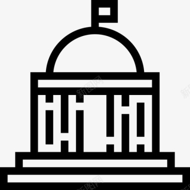 国会大厦政治2直系图标图标