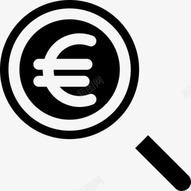 欧元银行和金融14稳健图标图标