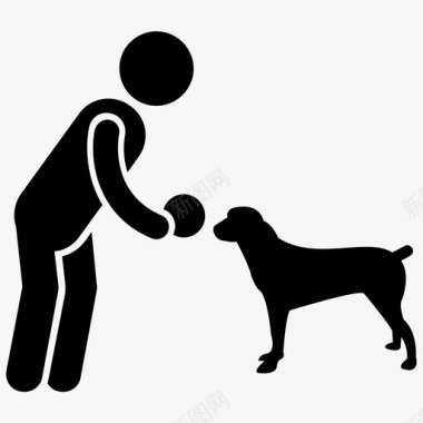 宠物游戏狗训练师狗训练图标图标