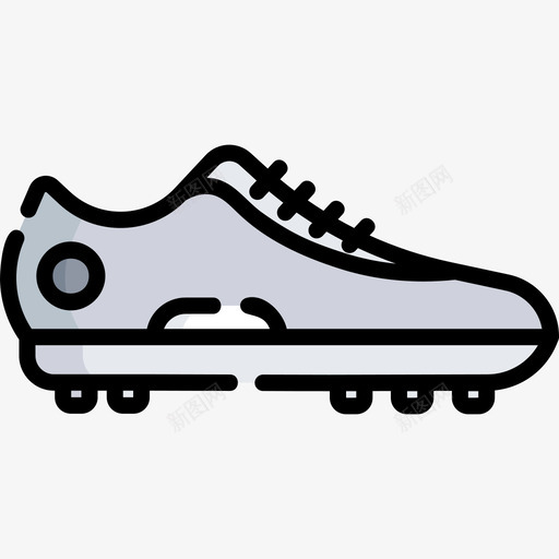 足球鞋鞋5线颜色图标svg_新图网 https://ixintu.com 线颜色 足球鞋 鞋5