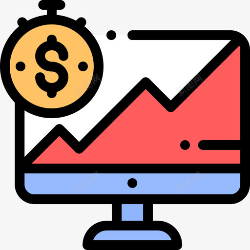 分析投资2线性颜色图标svg_新图网 https://ixintu.com 分析 投资2 线性颜色