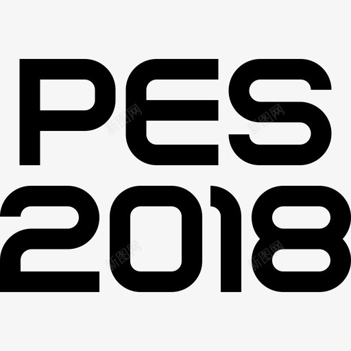 Pes视频游戏徽标6填充图标svg_新图网 https://ixintu.com Pes 填充 视频游戏徽标6
