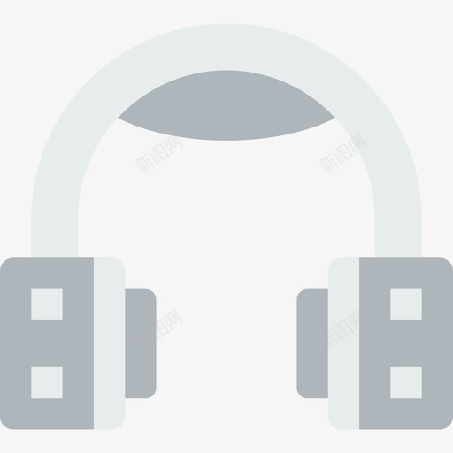 耳机音乐和乐器5扁平图标svg_新图网 https://ixintu.com 扁平 耳机 音乐和乐器5