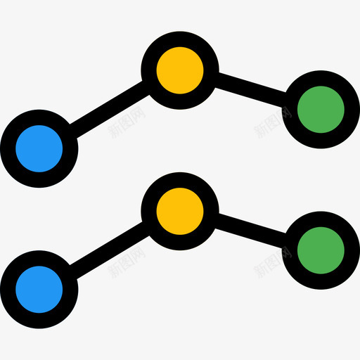 图表商业图表和图表4线颜色图标svg_新图网 https://ixintu.com 商业图表和图表4 图表 线颜色