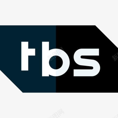 Tbs电影和电视标识平面图标图标