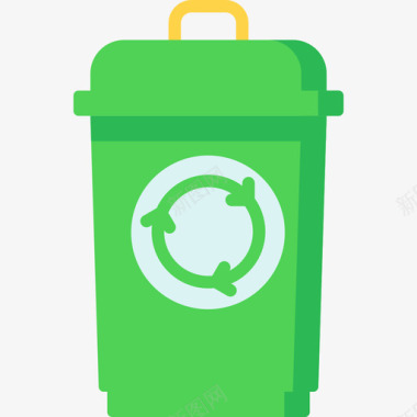 回收站生态99扁平图标图标