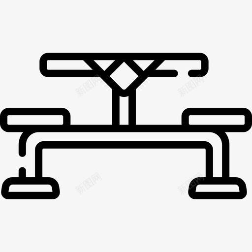 餐桌烧烤14直线型图标svg_新图网 https://ixintu.com 烧烤14 直线型 餐桌