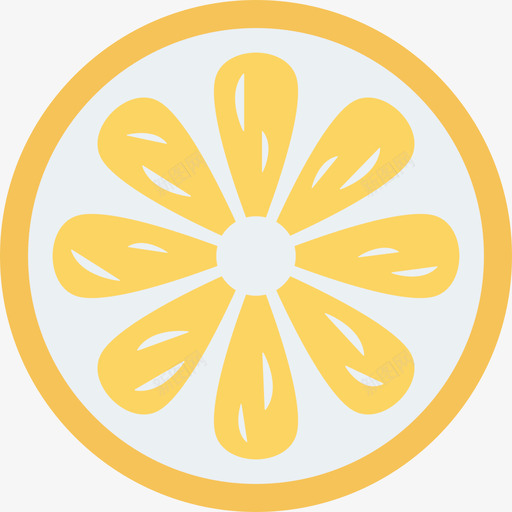 柠檬水果和蔬菜8平的图标svg_新图网 https://ixintu.com 平的 柠檬 水果和蔬菜8
