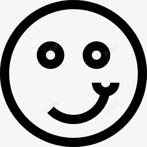 微笑情感2直率图标svg_新图网 https://ixintu.com 微笑 情感2 直率